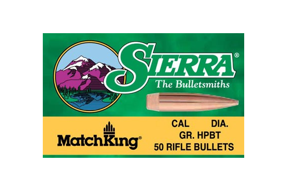 Sierra Bullets Cal Gr Hp Bt Match Ct For Sal