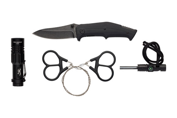 Browning Outdoorsman Survival - Knife Light Saw Firestarter