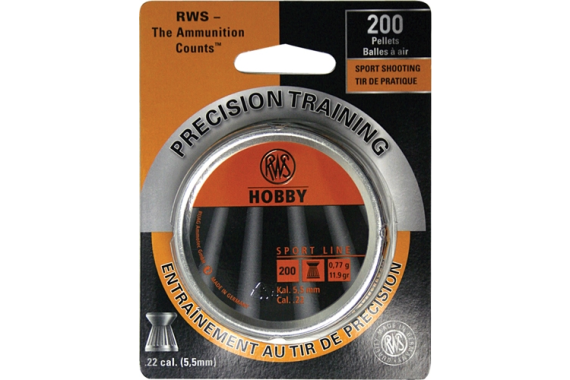 Rws Pellets .22 Hobby 11.9gr. - Sport Line 200-pack