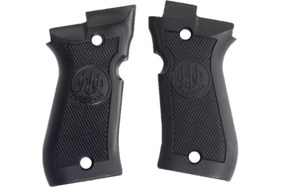 Beretta Grips Model 84f-84fs - Factory Black Plastic