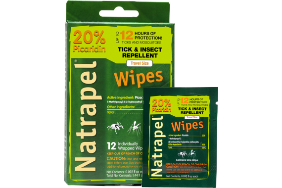 Arb Natrapel Picaridin Wipes - 12 Wipes Per Box