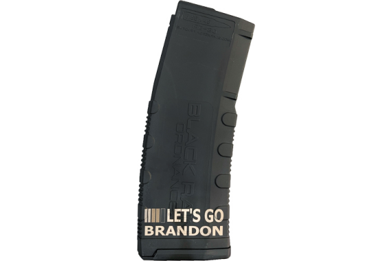 Black Rain Magazine 5.56x45 - 30rd Black Lets Go Brandon