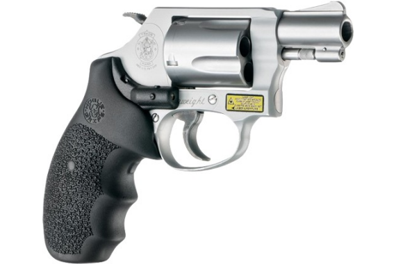 Hogue Le Laser Grip - S&w J Frame Round Butt Black