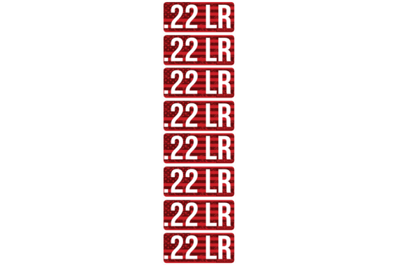 Mtm Ammo Caliber Labels .22lr - 8-pack