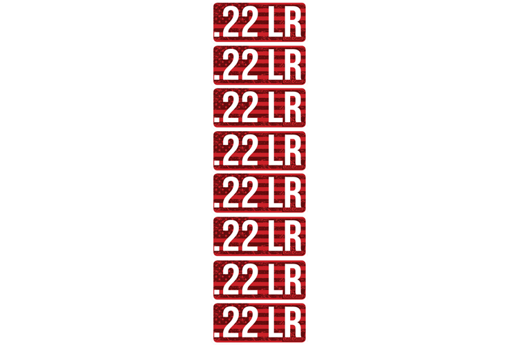 Mtm Ammo Caliber Labels .22lr - 8-pack for Sale