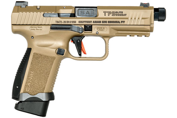 Canik Tp9 Elite Combat Fde - 9mm Threaded Barrel 15rd Mag fo