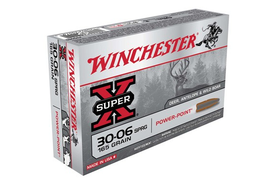 Winchester Super-x 30-06 - 20rd 10bx-cs 165gr Power Point