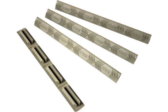 Ergo Grip Rail Cover Wedge Lok - M-lok Compatible Fde 4 Pack