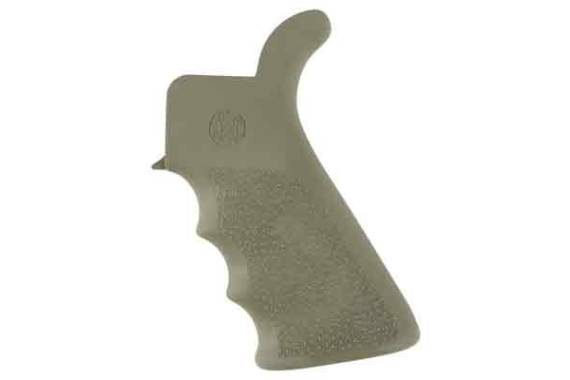 Hogue Ar-15 Beavertail Grip - W-finger Grooves Od Green