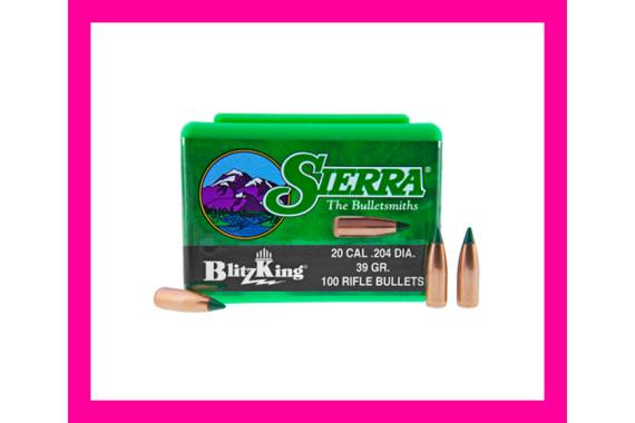 SIERRA BLITZKING .204 39GR 100CT for Sale